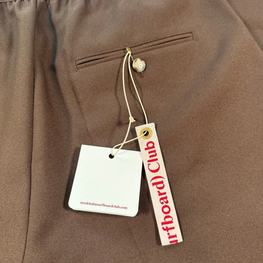 NWT Stockholm Surfboard brown trouser pants Mens size XL